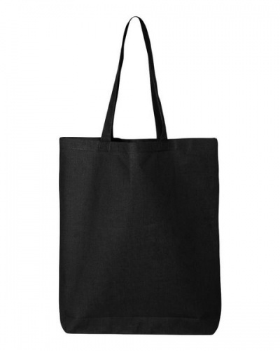 BLACK shopping bag with Flag Logo